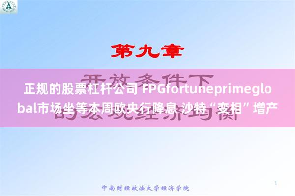 正规的股票杠杆公司 FPGfortuneprimegloba